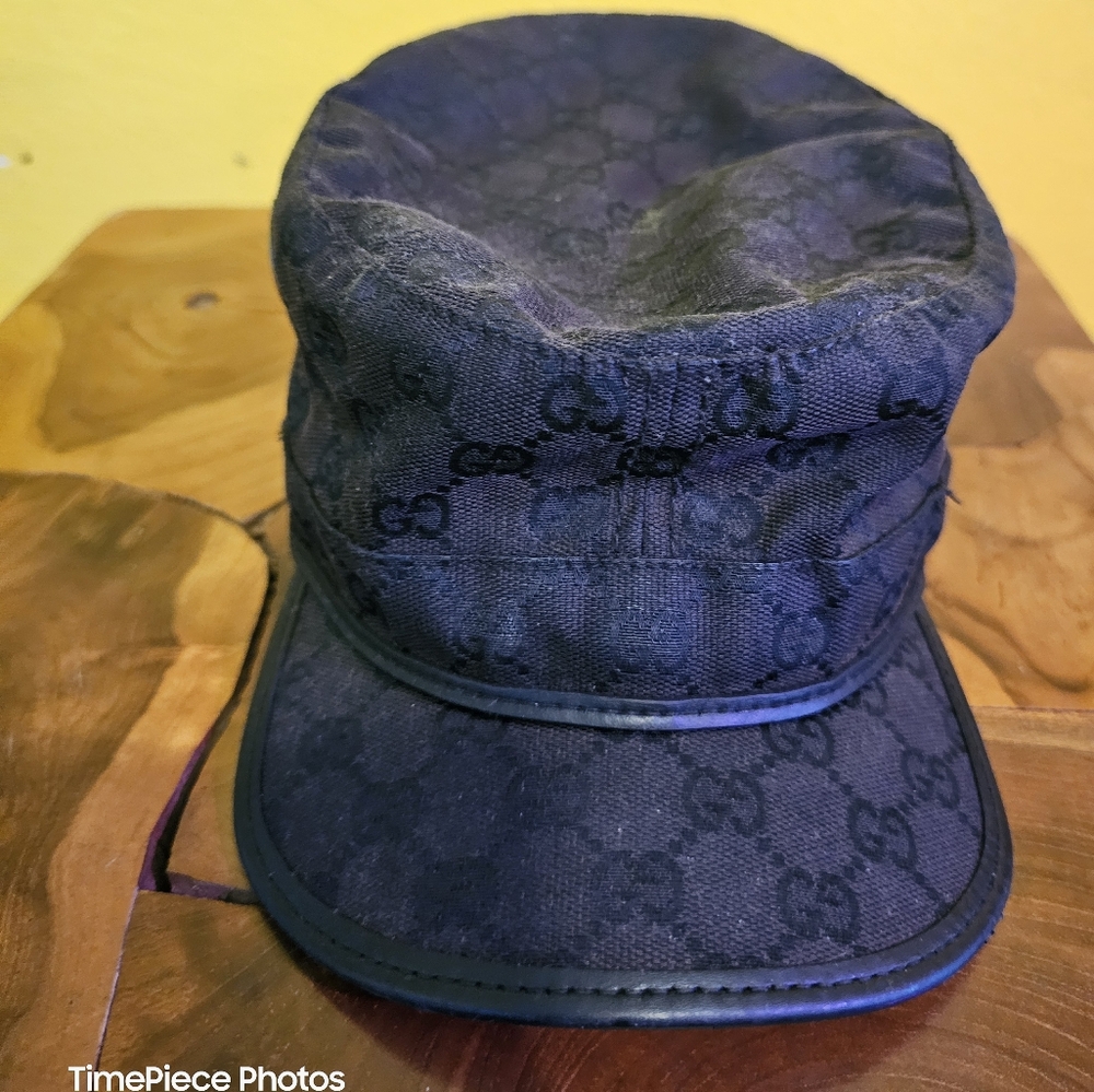 Vintage GUCCI Military Style Hat (RARE)